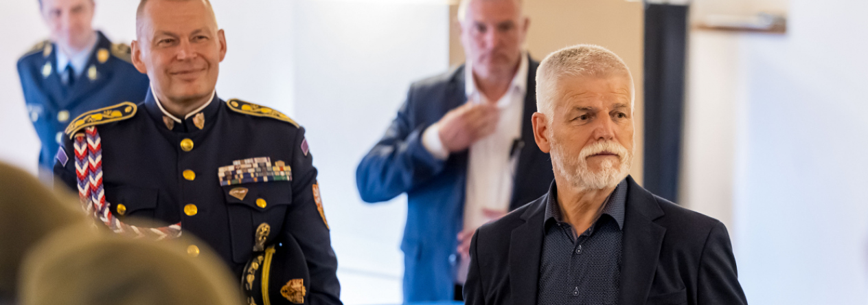 Setkání prezidenta republiky s účastníky dobrovolného vojenského cvičení dne 21. července 2026