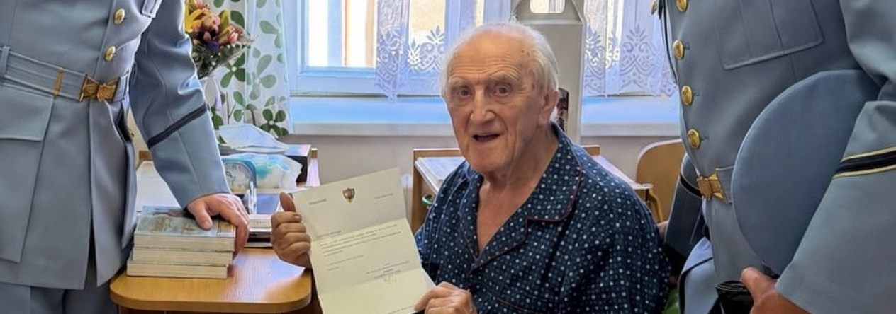100. narozeniny bývalého Hraďáka pana Stanislava Jakeše