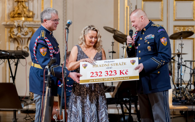 Dobročinná sbírka u příležitosti XXXII. reprezentačního plesu Hradní stráže