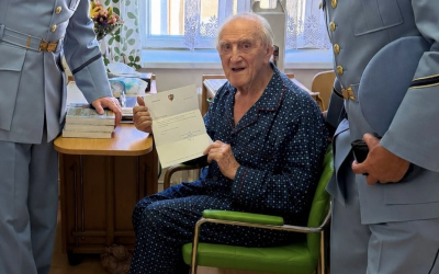 100. narozeniny bývalého Hraďáka pana Stanislava Jakeše