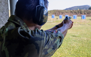 Střelecká soutěž velitele Čestnej stráže prezidenta Slovenskej republiky dne 18. září 2024