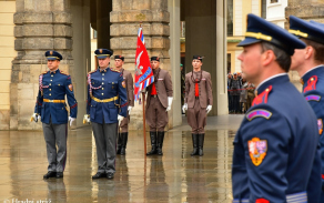 Připomenutí spolupráce mezi Hradní stráží a Českou obcí sokolskou